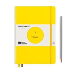 Leuchtturm1917 Zápisník Lemon A5 Medium Bauhaus Edition bodkovaný