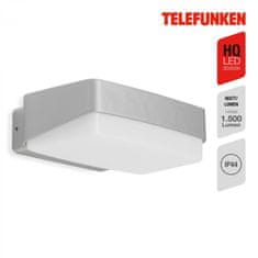 BRILONER BRILONER TELEFUNKEN LED vonkajšie svietidlo 18,2 cm 14W 1500lm strieborná TF 312204TF