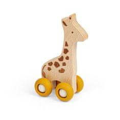 Bigjigs Toys Zvieratko na kolieskach Safari Žirafa