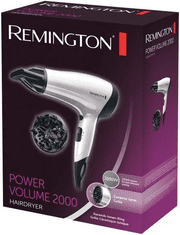 REMINGTON Fén na vlasy D3015 Power Volume 2000, biely