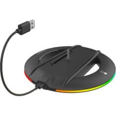 Ipega P5S025S Vertikálny stojan s RGB osvetlením – pre PS5 Slim - Čierna KP36405