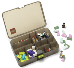 LEGO Úložný box s priehradkami hnedá