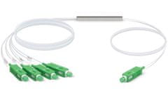 Ubiquiti UFiber Splitter 4 - optický rozbočovač 1:4, 1260-1650 nm, SC/APC konektory, dĺžka 1,5 m