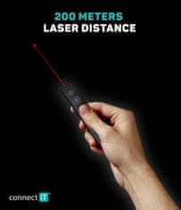 Connect IT LaserPoint laserové ukazovátko rechargeable čierne, CLP-2052-BK