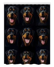 EXCELLENT Dizajnová multifunkčná záclona 200x180 cm - Rottweiler