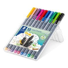 Staedtler Liner "Triplus 334 Box" sada, 10 farieb, 0,3 mm 334 SB10