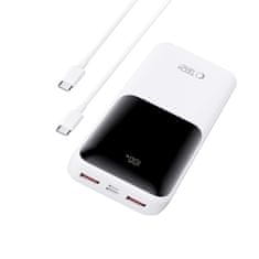 Tech-protect PB02 Power Bank 20000mAh 2x USB / USB-C / Micro USB 22.5W, biely