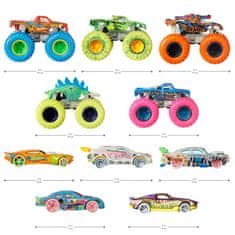 Hot Wheels MONSTER TRUCKS SVIETIACE V TME ANGLIČIAK & TRUCK