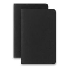 Moleskine Zošity Smart - mäkké dosky S, linajkované, 2 ks, čierne