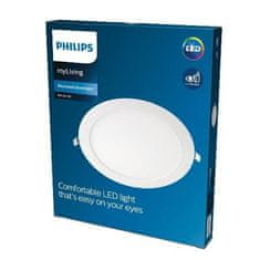 Philips LED Stropné podhľadové svietidlo Philips SLIM 8718699760052 20W 1750lm 4000K IP20 22,5 cm biele