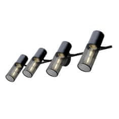 ACA ACA Lighting nástenné svietidlo 4XE27 čierna kov 84X16X20CM ALCATRAZ OD604S84BK