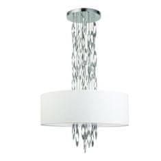 ACA ACA Lighting závesné svietidlo 5XE14 CASCADA chróm plus biela D60XH100CM EG4205PCH