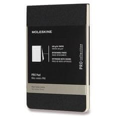 Moleskine Poznámkový blok Professional S, linajkový, čierny