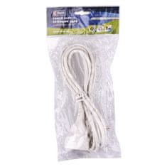 EMOS Prodlužovací kabel P0113 Prodlužovací kabel 3 m / 1 zásuvka / bílý / PVC / 1 mm2