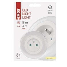 EMOS LED noční světlo s fotosenzorem P3320