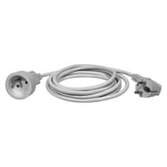 EMOS Prodlužovací kabel P0117 Prodlužovací kabel 7 m / 1 zásuvka / bílý / PVC / 1 mm2