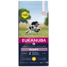 Eukanuba Puppy & Junior Medium Breed 15+3 kg