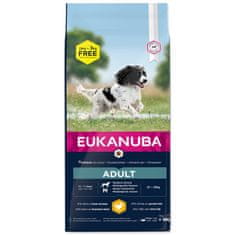 Eukanuba Krmivo Adult Medium 15+3kg ZADARMO