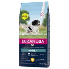 Eukanuba Krmivo Adult Medium 15+3kg ZADARMO