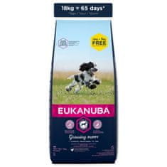 Eukanuba Dog Puppy Medium 18kg BONUS