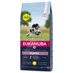 Eukanuba Dog Puppy Medium 18kg BONUS