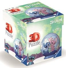 Ravensburger 115990 Puzzle-Ball Disney: Stitch - Stich &amp; Angel