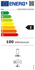 Beko vstavaná chladnička BLSA210M4SN