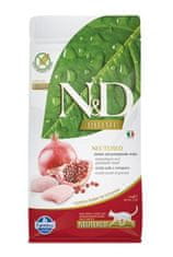 N&D N & D PRIME CAT Neutered Chicken & Pomegranate 10kg