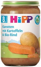 HiPP BIO Zemiaky, zelenina a hovädzie mäso 6 x 220 g, od 8. mesiaca