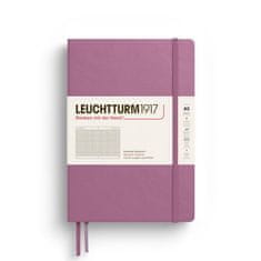 Leuchtturm1917 Zápisník Dusty Rose Medium A5 čtverečkovaný