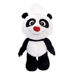 Bino Panda plyšová s červeným nosom 15 cm