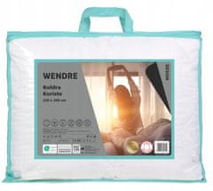 Wendre Celoročná antialergická prikrývka Soft Line 220x200 White airy