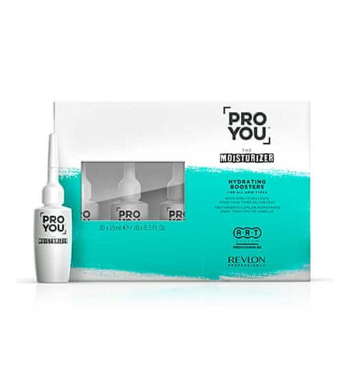 Revlon Professional Hydratačná kúra pre suché vlasy Pro You The Moisturizer (Hydrating Boosters) 10 x 15 ml