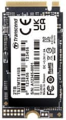 Transcend MTE410S 2TB SSD disk M.2 2242, NVMe PCIe Gen4 x4 5000MB/s R 4300MB/s W