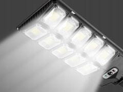 Verk  12325 Pouličné osvetlenie solárne 420 LED COB, IP67, čierne