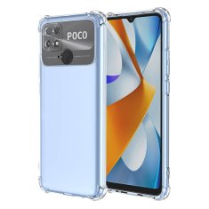 Techsuit Silikónové puzdro so zosilnenými hranami pre Xiaomi Poco C40 - Transparentná KP36569