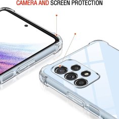 Techsuit Silikónové puzdro so zosilnenými hranami pre Xiaomi Poco C40 - Transparentná KP36569