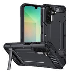 Techsuit Puzdro Hybrid Armor Kickstand pre Samsung Galaxy A26 5G - Čierna KP36556