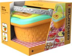 Alltoys Hrací set - Piknikový Burger košík