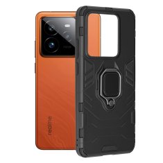 Techsuit Odolné Puzdro Ring Armor Case pre Realme GT 7 Pro - Čierna KP36607