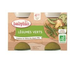 Babybio Príkrm zelená zelenina 2x 130 g