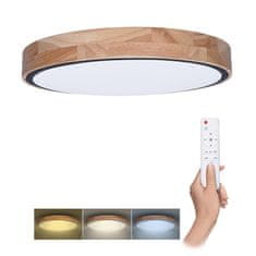 Solight Solight LED osvetlenie s diaľkovým ovládačom Iron Oak, 60W, 4200lm, 51cm, zmena chromatickosti, stmievateľné WO8006