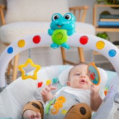 Baby Einstein Lehátko hudobné vibračné so svetlami Kick to It Neptune do 9 kg