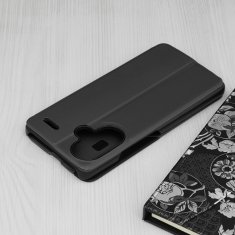 Techsuit Elegantné knižkové puzdro View Case pre Xiaomi Redmi Note 13 Pro Plus - Čierna KP36635