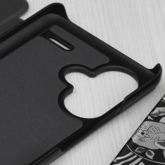 Techsuit Elegantné knižkové puzdro View Case pre Xiaomi Redmi Note 13 Pro Plus - Čierna KP36635