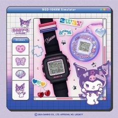 CASIO Dárkový set BABY-G BGD-10KKM-1ER Kuromi Collaboration (397) + náhradní pouzdro jako přívěsek