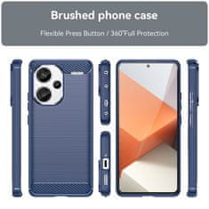 Techsuit Carbon Shield TPU puzdro pre Xiaomi Redmi Note 13 Pro Plus - Modrá KP36662