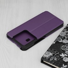 Techsuit Elegantné knižkové puzdro View Case pre Xiaomi Redmi Note 13 Pro 5G/Poco X6 - Fialová KP36657