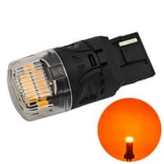 motoLEDy LED žiarovka W21W, 7440 12V 1800lm CANBUS oranžová