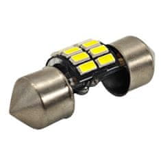 motoLEDy C3W LED žiarovka SV8.5 12V CANBUS 28mm 250lm